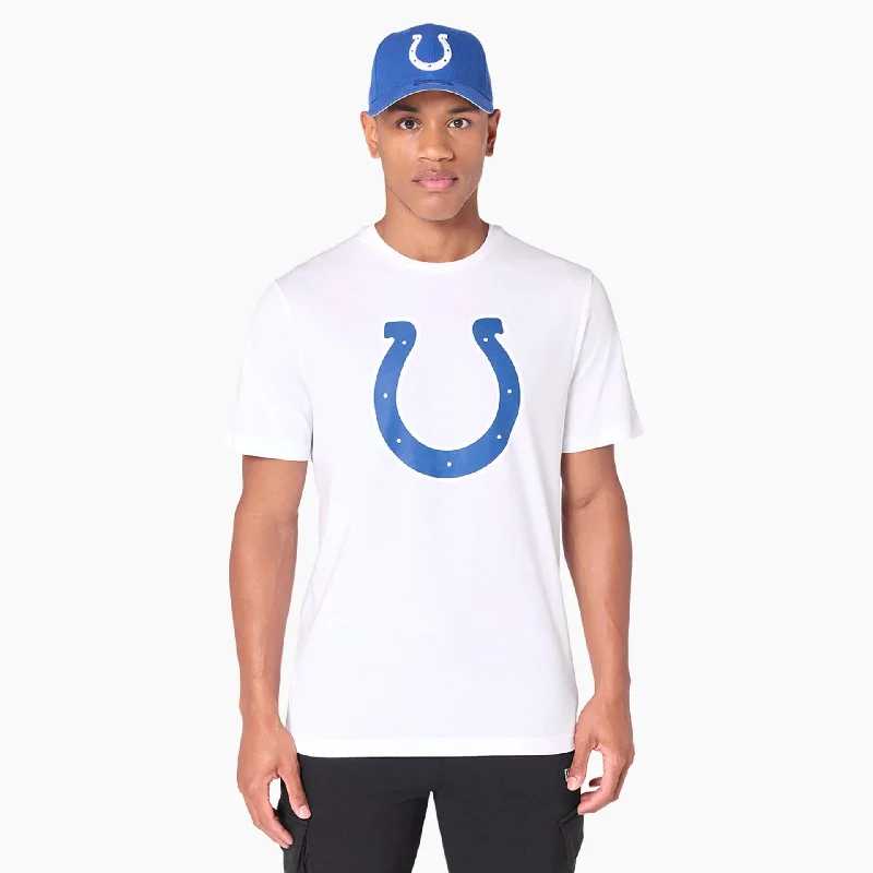 Men's Shirts with Barrel CuffsIndianapolis Colts NFL White T-Shirt