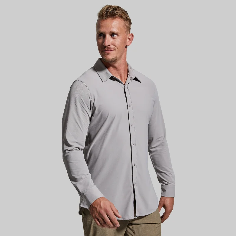 Men's Shirts with Belt LoopsNetwork Long Sleeve (Stone)