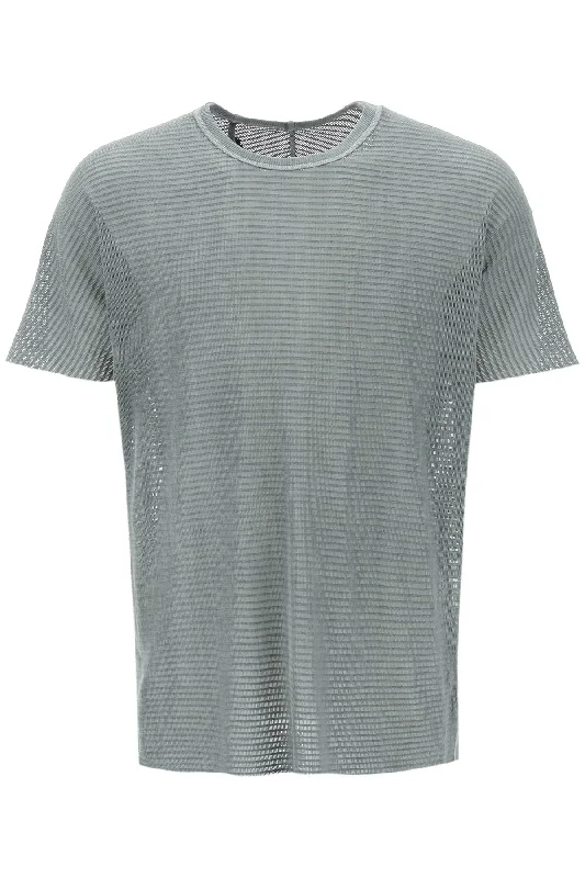 Men's Shirts with CollarsBoris Bidjan Saberi Men's Cotton Perforated T-Shirt