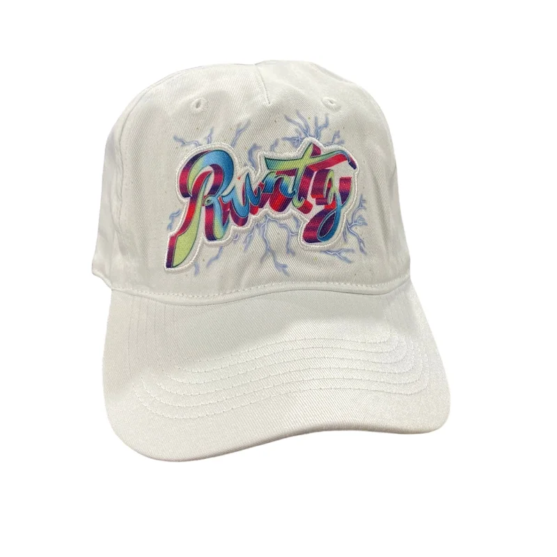 Waterproof Work HatsRuntz Broken Scripts Hat (White) 321-63117