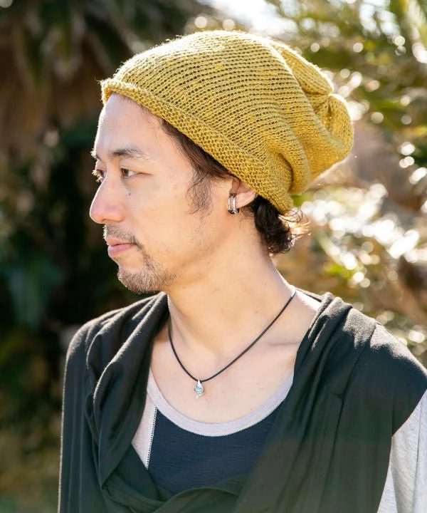 Relaxed Fisherman HatsHimalayan Nettle Hand Knitted Beanie