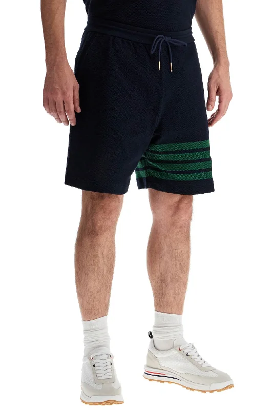 Men's Yoga Pants for FlexibilityThom Browne 4-Bar Cotton Bermuda Shorts