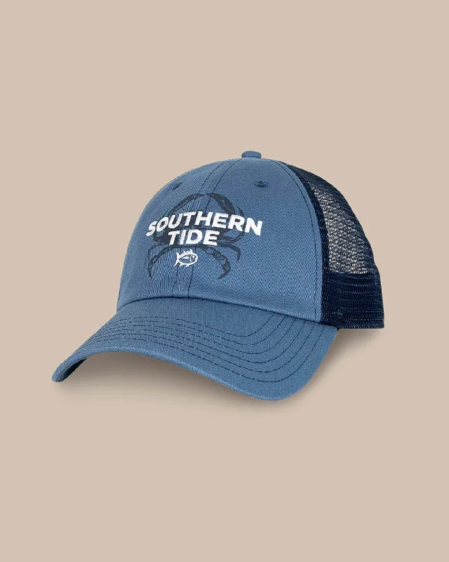 Sun-Protective Fishing HatsSouthern Tide Crab Print Trucker