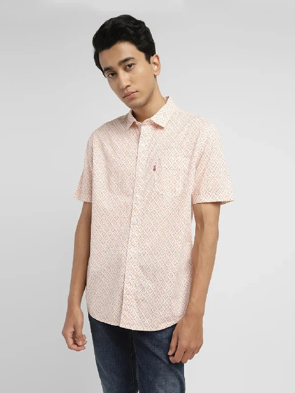 Men's Travel Shirts for Easy PackingMen's All Over Print Slim Fit Shirt