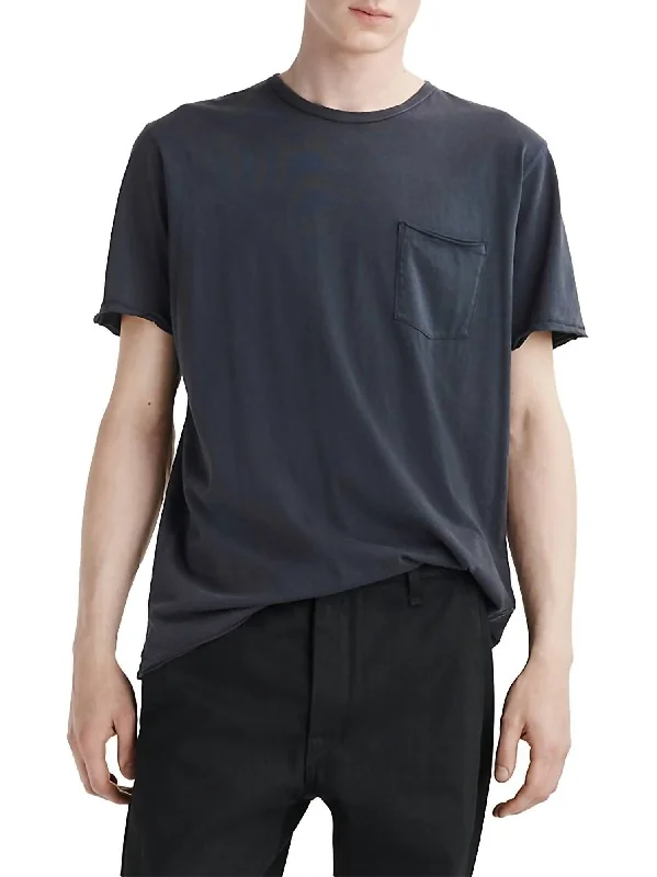Striped Men's TopsMiles Principal Jersey T-Shirt In Dark Grey