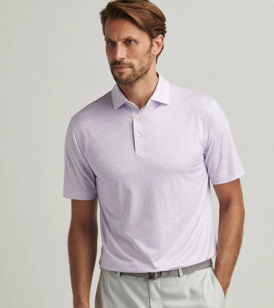 Men's Shirts with Contrast CollarsPeter Millar Men's Getaway Performance Jersey Polo Shirt - White Men's Shirts with Contrast CollarsPeter Millar Men's Getaway Performance Jersey Polo Shirt - White