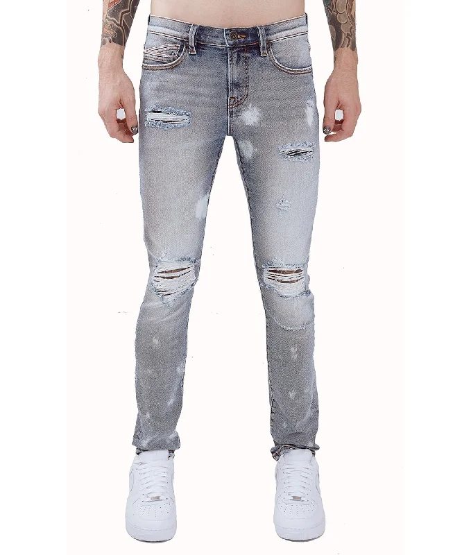 Men's Jeans for a Casual LookPUNK SUPER SKINNY STRETCH IN BLEACH