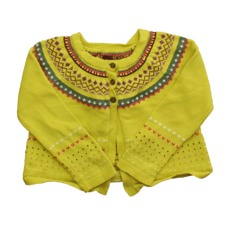 Tea Girls Yellow | Multi Color Cardigan