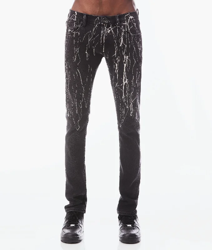 Trendy Men's JeansStrat Super Skinny In Black Opium
