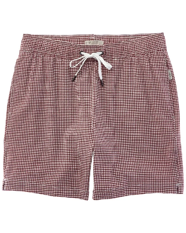 Men's High-Waisted Pants for a Retro StyleOnia Charles Seersucker Swim Trunk