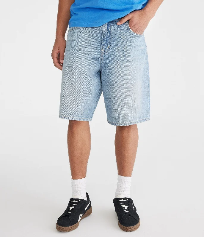 Men's Unique and Designer Bottom Wear for a Statement LookAeropostale Baggy Denim Jorts 10.5" Men's Unique and Designer Bottom Wear for a Statement LookAeropostale Baggy Denim Jorts 10.5"