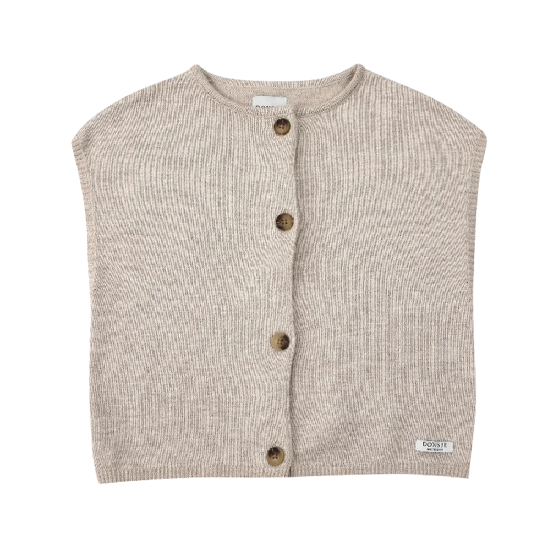 Laire Vest | Lavender Brown Melange