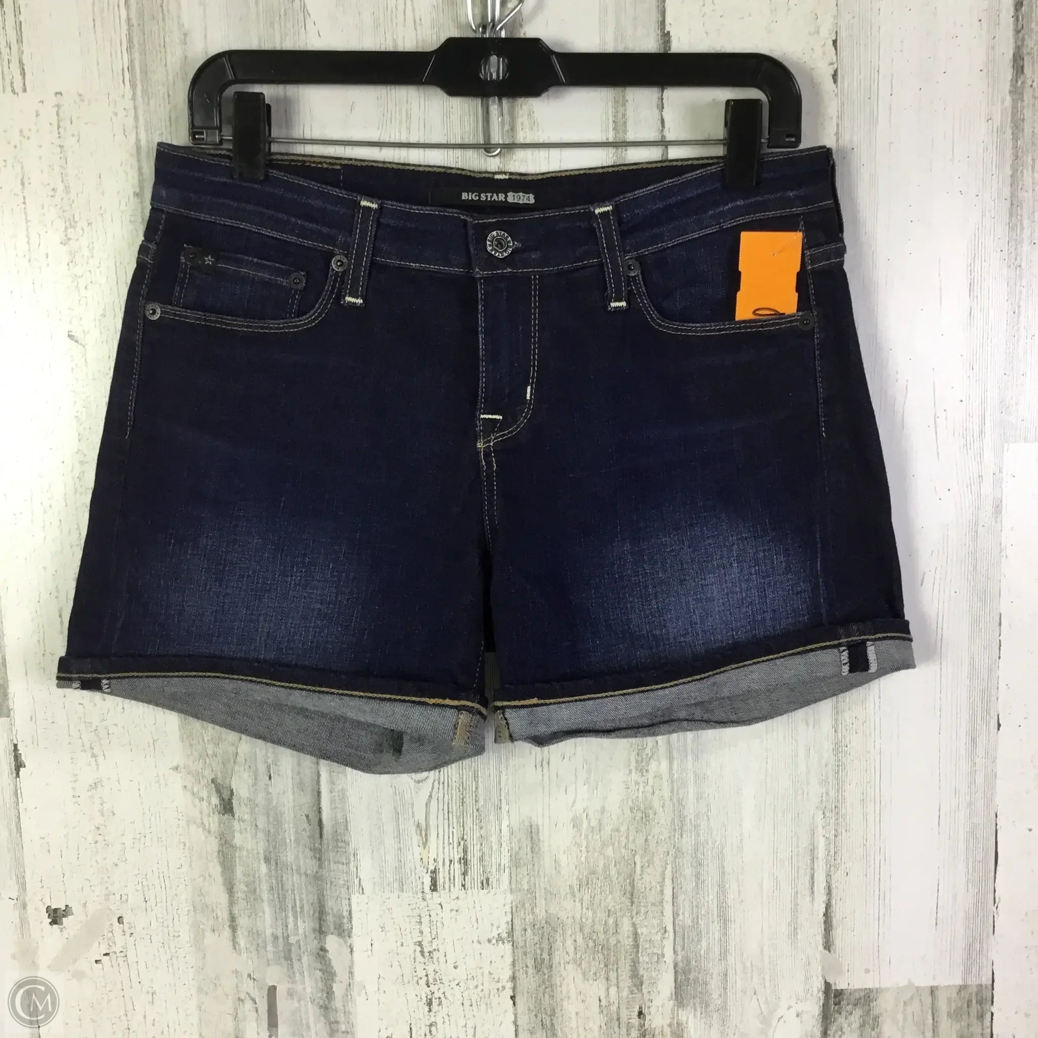 Men's Pants with SuspendersShorts By Big Star In Blue Denim, Size: 6