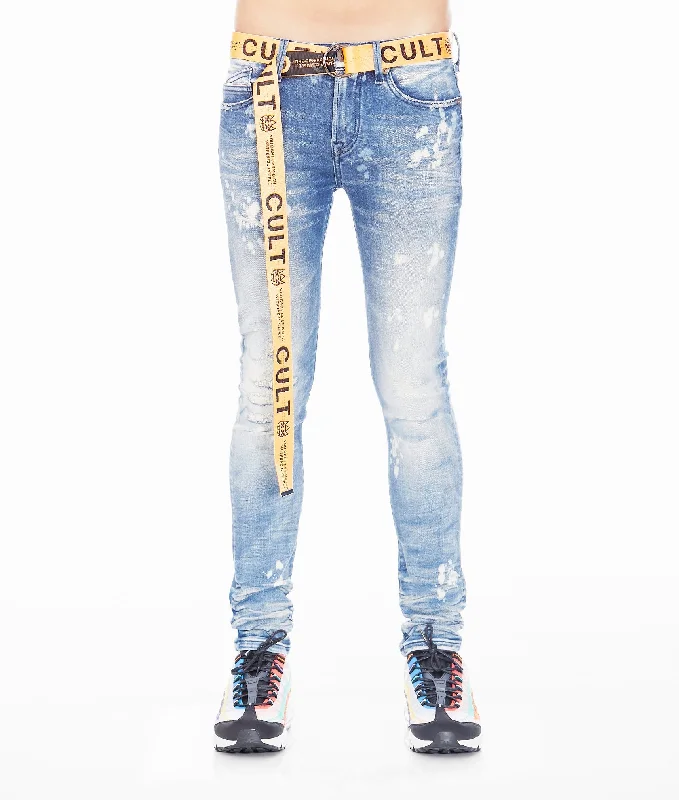 Oversized Relaxed-Fit Men's JeansPUNK SUPER SKINNY IN DUNE