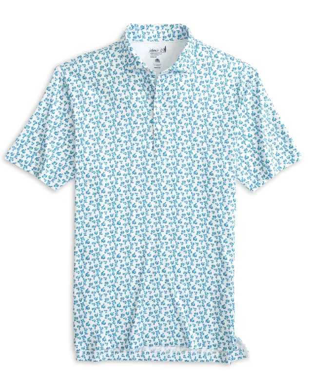 Stylish Men's HenleysJohnnie-O Vern Prep-Formance Polo Shirt - Peacock