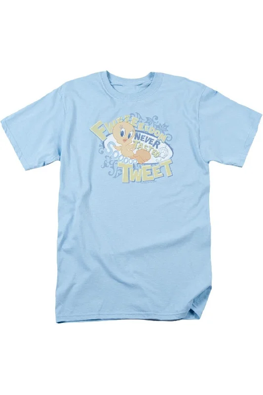 Men's Shirts with French CuffsLooney Tunes Fweedom Short Sleeve Adult Tee / T-Shirt
