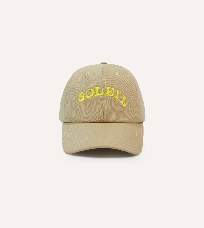 High-Quality Work HatsEcru Soleil Cotton Twill Baseball Cap