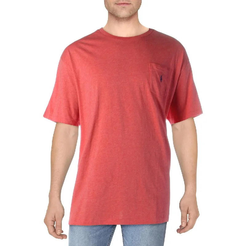 Men's Sleeveless TopsMens Crew Neck Classic Fit T-Shirt