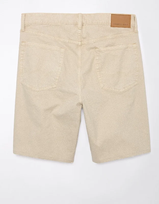 Men's Pants with Contrast Fabric PanelsAE Flex 9" Color Denim Short