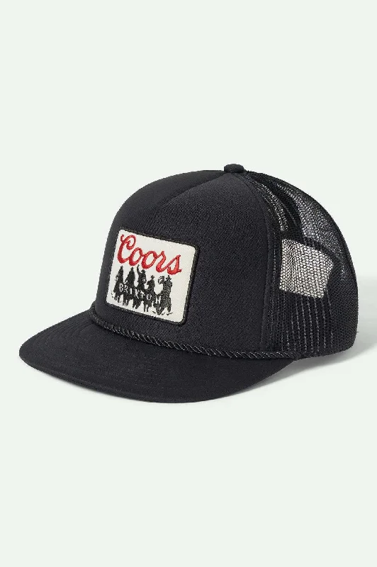 Relaxed Beanie HatsCoors Bandit Trucker Hat - Black/Black