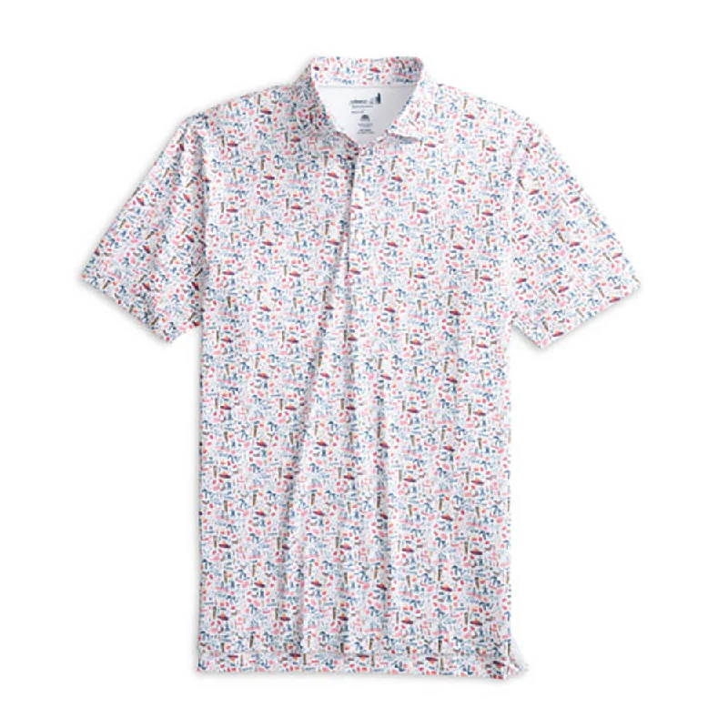 Men's Shirts with Embellished CollarsJohnnie-O The Great Lakes Prep-Formance Polo Shirt - White Men's Shirts with Embellished CollarsJohnnie-O The Great Lakes Prep-Formance Polo Shirt - White