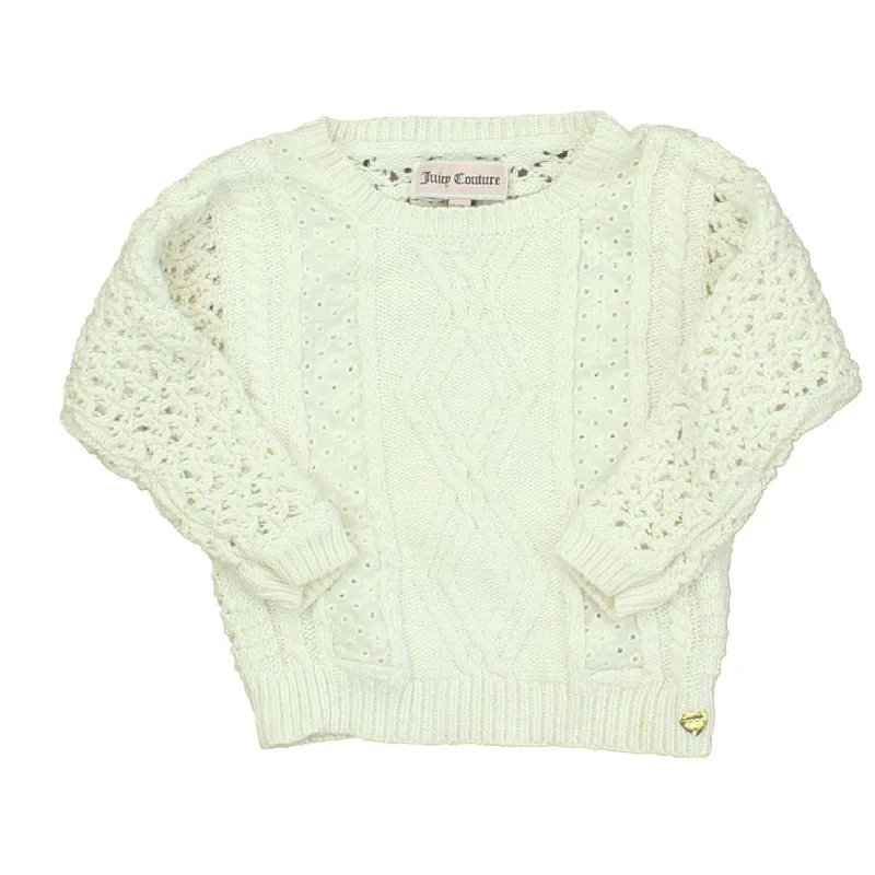Juicy Couture Girls White Sweater
