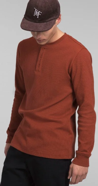 Men's Shirts with Adjustable HemlinesMen's Waffle Long Sleeve Henley