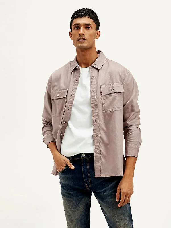 Men's Pattern-Clashing Shirts for Bold FashionMen's Solid Slim Fit Shirt