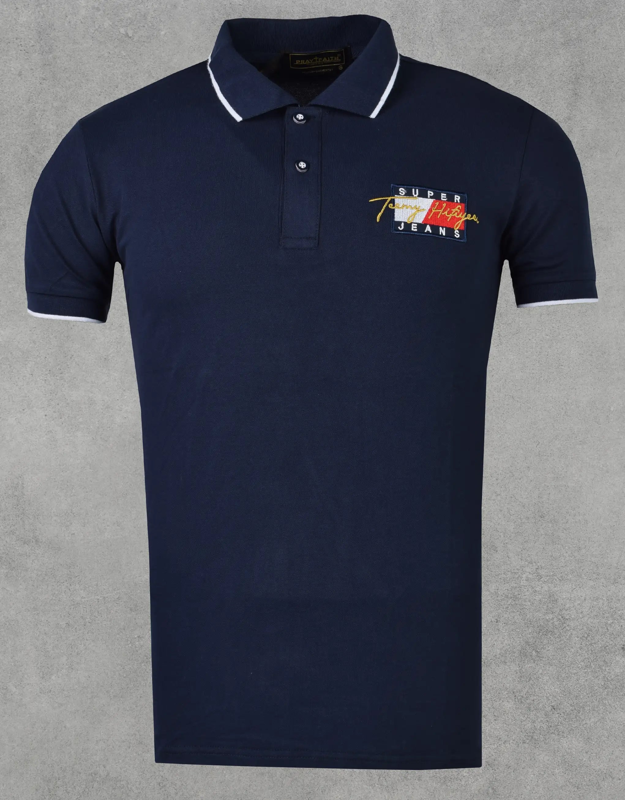 Men's Shirts with Patchwork PatternsPolo Tshirt