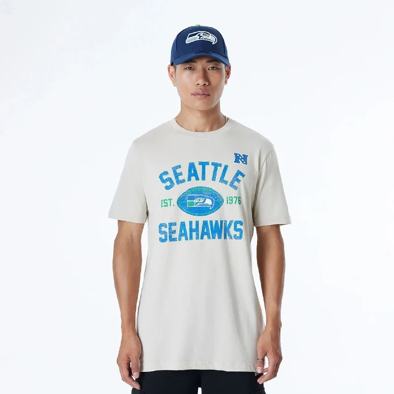 Men's Shirts for FishingSeattle Seahawks NFL 3rd Down Historic Light Beige T-Shirt