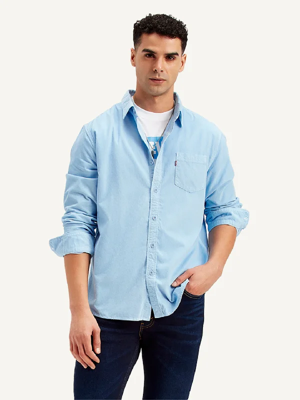 Men's Oxford Shirts for a Preppy StyleMen's Solid Regular Fit Shirt