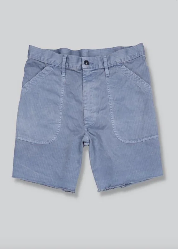 Men's Running Pants for ExerciseMen's Herringbone Naval Short In Air Force
