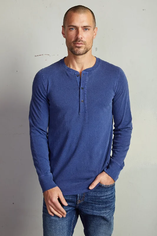 Men's Shirts with Adjustable HemlinesADRIAN HENLEY