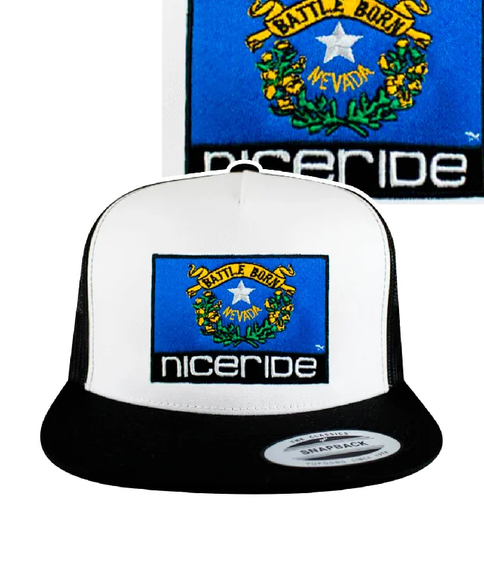 Fashionable Fedora Hats"Nevada Flag" Trucker Baseball Cap