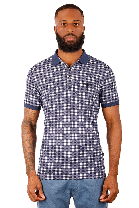 Men's Shirts with Roll-Up SleevesEventful Mod Polo Shirt
