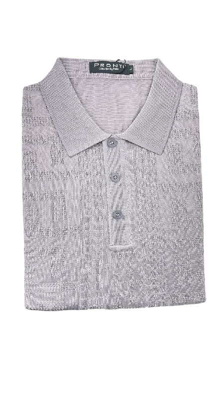 Men's Shirts with Moisture-Wicking FabricSilver men's polo tshirt short sleeves t-shirt greek key style made Men's Shirts with Moisture-Wicking FabricSilver men's polo tshirt short sleeves t-shirt greek key style made