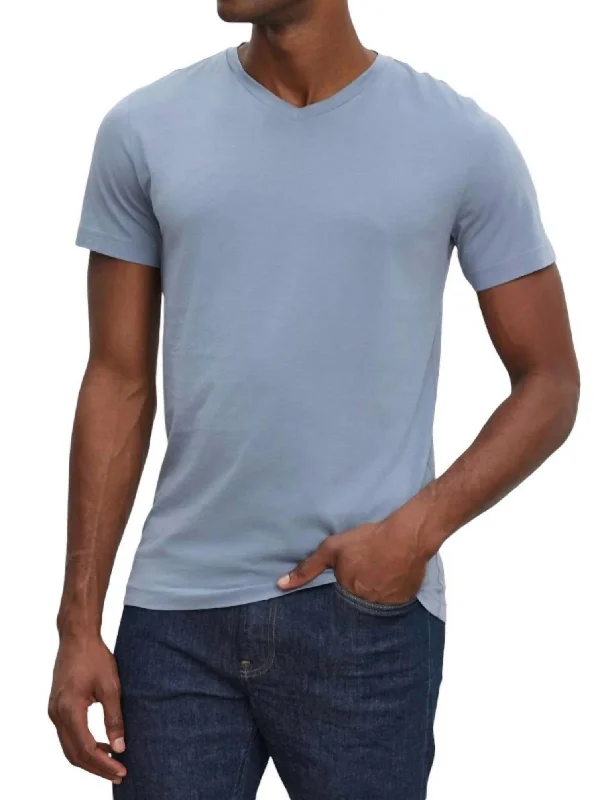 Men's Shirts with Plaid PatternsMen's Samsen T-Shirt In Blue