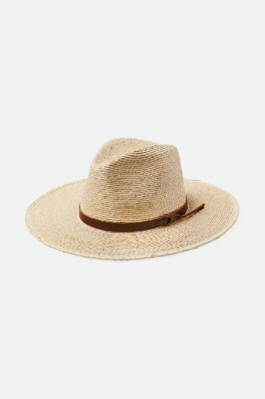 Patterned Beanie CapsField Proper Straw Hat - Natural/Brown