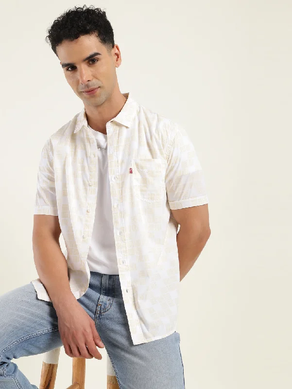 Men's Hawaiian Print Shirts for Luau PartiesMen's All Over Printed Slim Fit Shirt