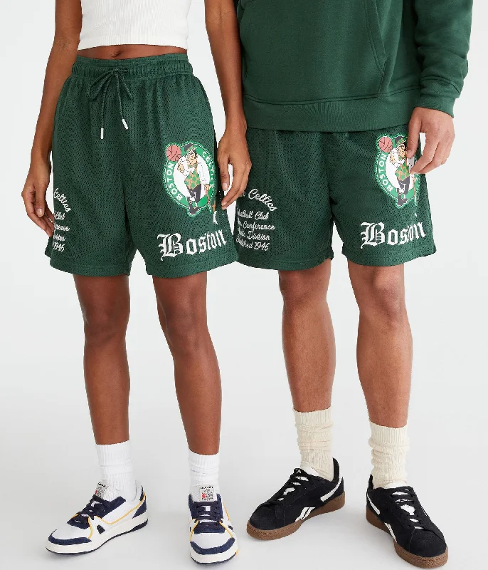 Men's Patterned Pants with Geometric DesignsAeropostale Boston Celtics Mesh Shorts 6" Men's Patterned Pants with Geometric DesignsAeropostale Boston Celtics Mesh Shorts 6"