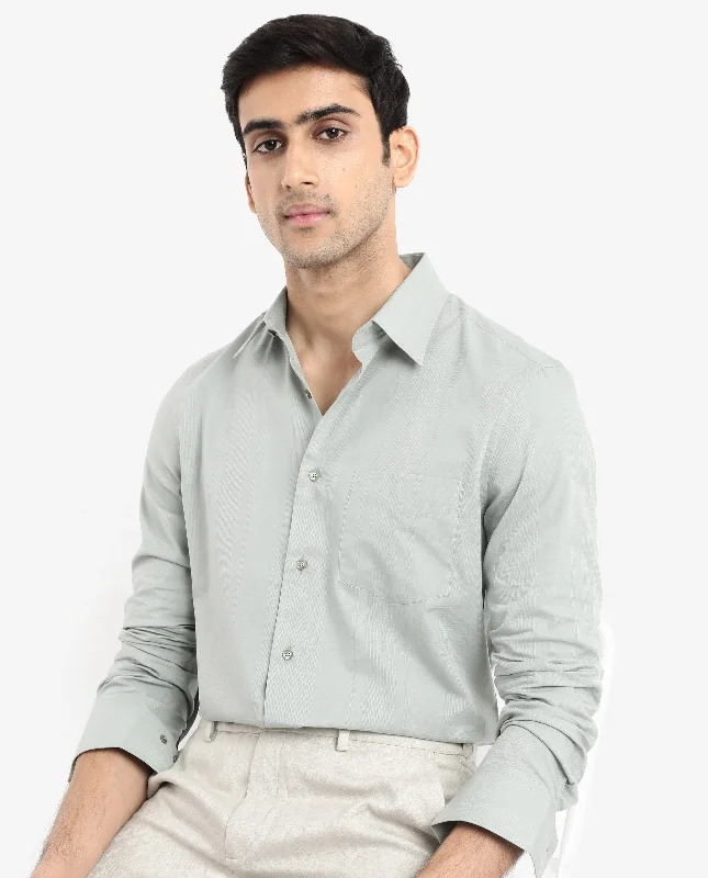 Men's Insulated Shirts for Cold WeatherRare Rabbit Men's Myte Green Cotton Fabric Full Sleeve Regular Fit Self Check Dobby Shirt Men's Insulated Shirts for Cold WeatherRare Rabbit Men's Myte Green Cotton Fabric Full Sleeve Regular Fit Self Check Dobby Shirt