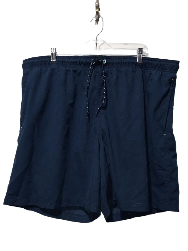 Men's Relaxed-Fit Pants for ComfortNavy Athletic Shorts George, Size 2x