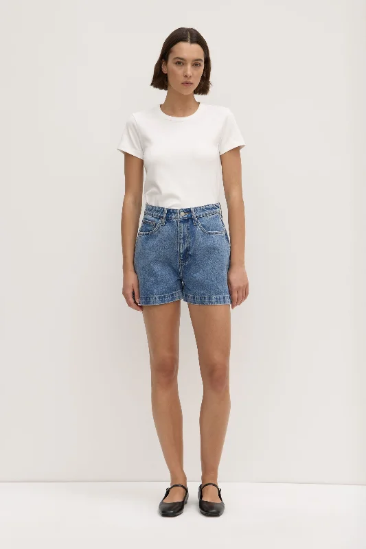Men's Pants with Pleated FrontsBoxy Denim Short