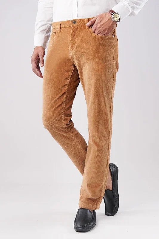 Men's Board Shorts for SurfingSahara Camel Corduroy Pants
