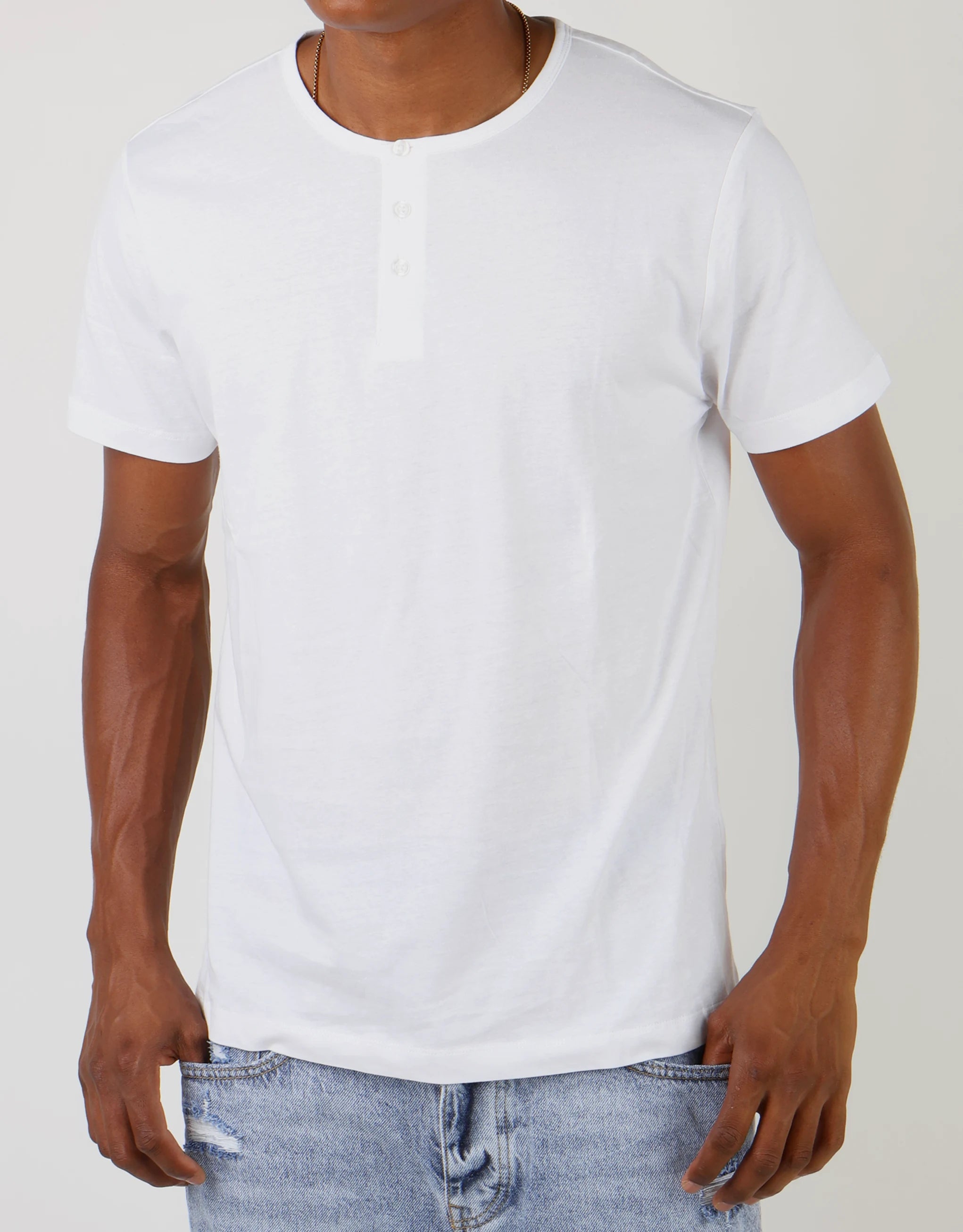 Men's Shirts with Contrast StitchingTshirt