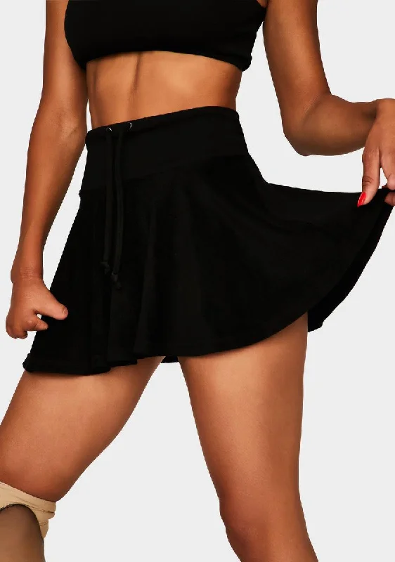 Black Not Ur School Grl Mini Skirt