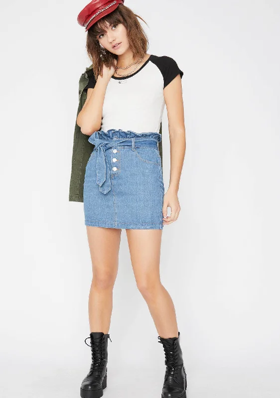 Guilty Chic Denim Skirt