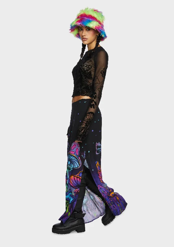 Psychedelic Fairytale Maxi Skirt