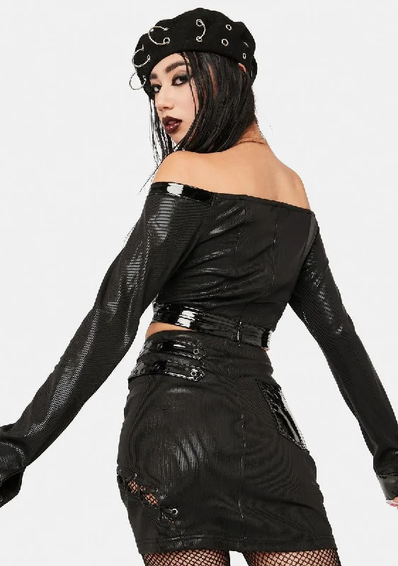 Sexy Gothic Punk Mini Skirt