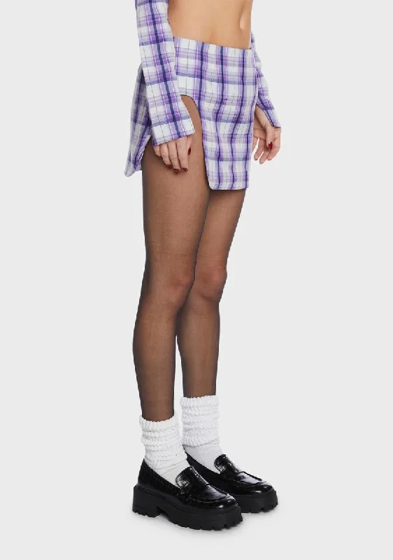 Wilson Plaid Mini Skirt